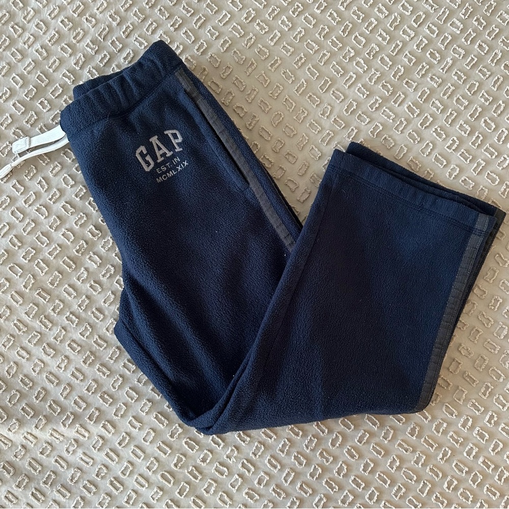 Gap Boys' Fleece Navy Sweatpants Size 10